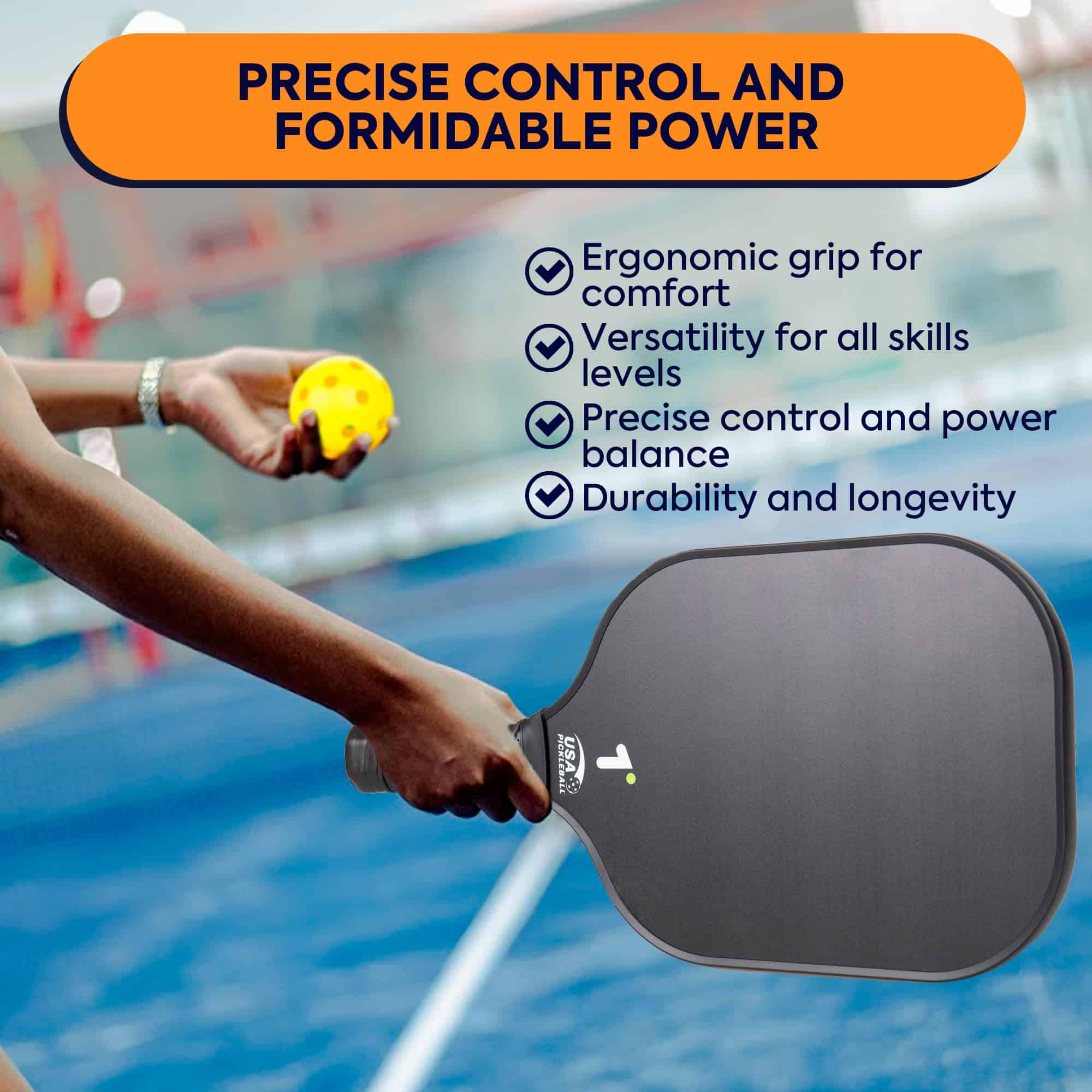 Juego de Palas de Pickleball DCC Online (Negro) - Imagen 7