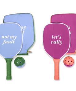 Set de Pickleball Kate Spade New York Let's Rally Azul y