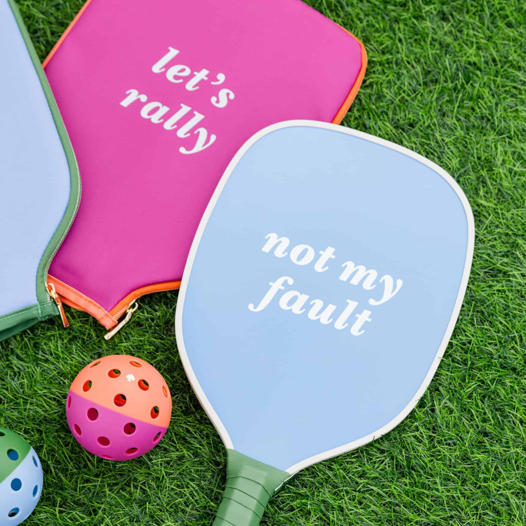 Set de Pickleball Kate Spade New York Let's Rally Azul y - Imagen 6