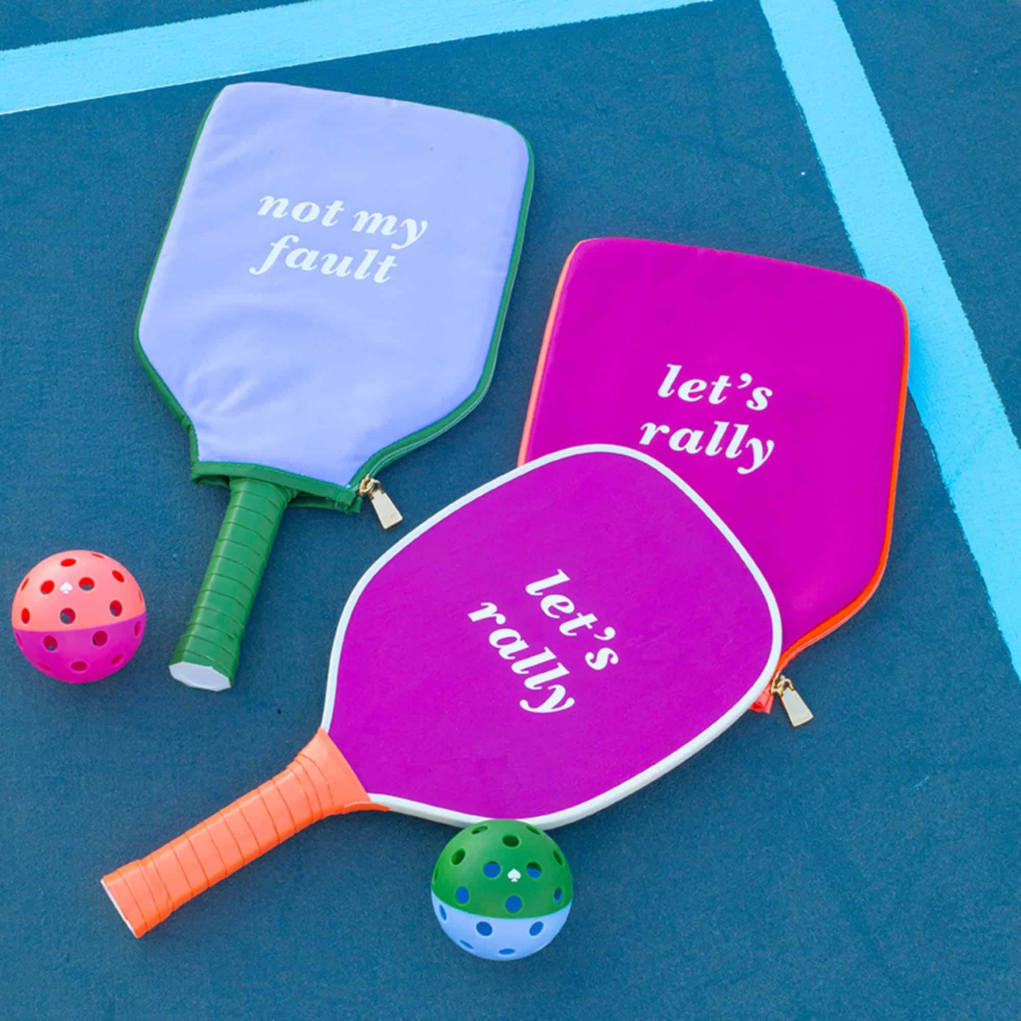 Set de Pickleball Kate Spade New York Let's Rally Azul y - Imagen 4