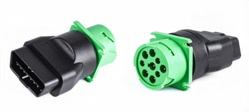 Adaptador de 16 pines OBD2 macho a 9 pines J1939 para