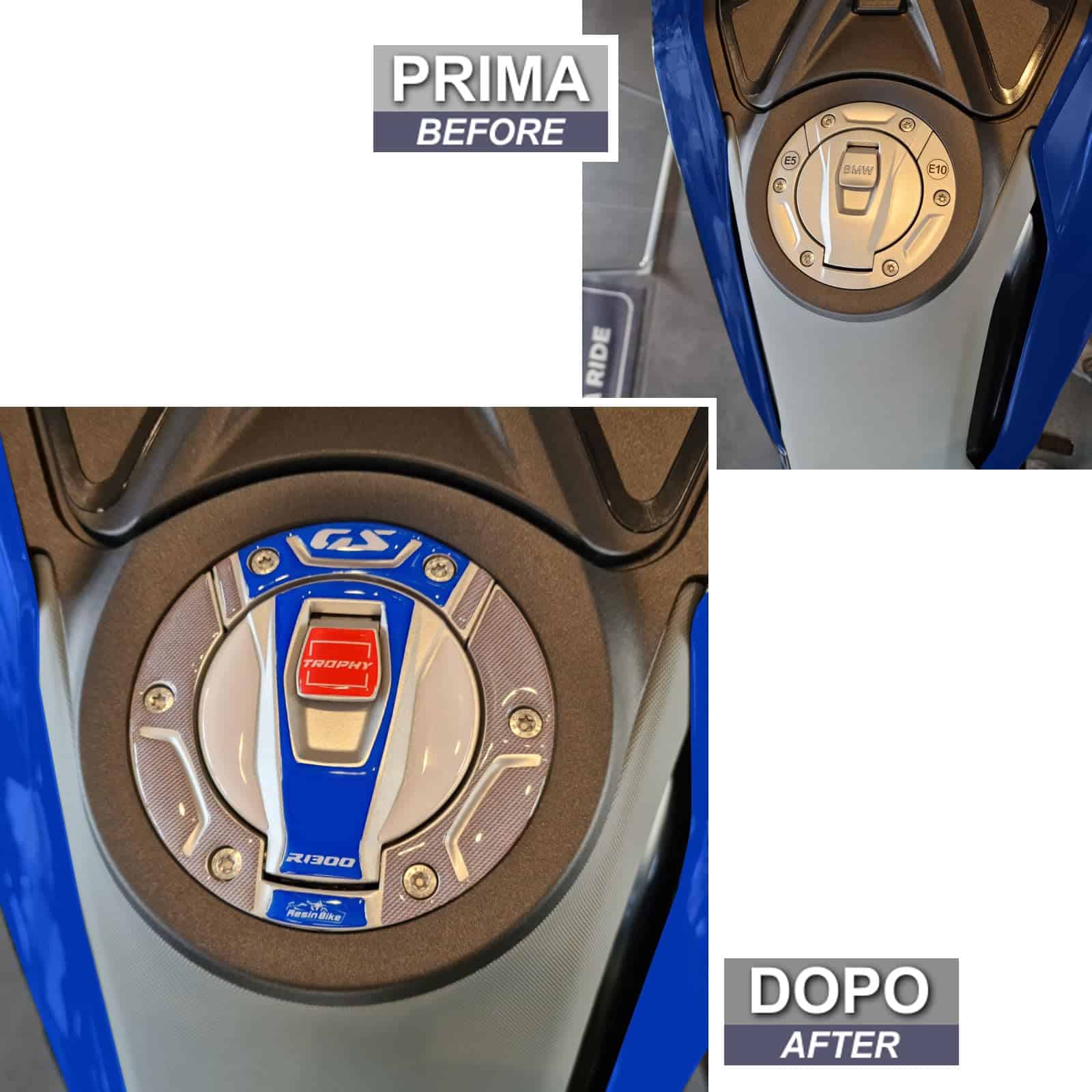 Stickers 3D para Moto Resin Bike Compatible con BMW R 1300 - Imagen 4