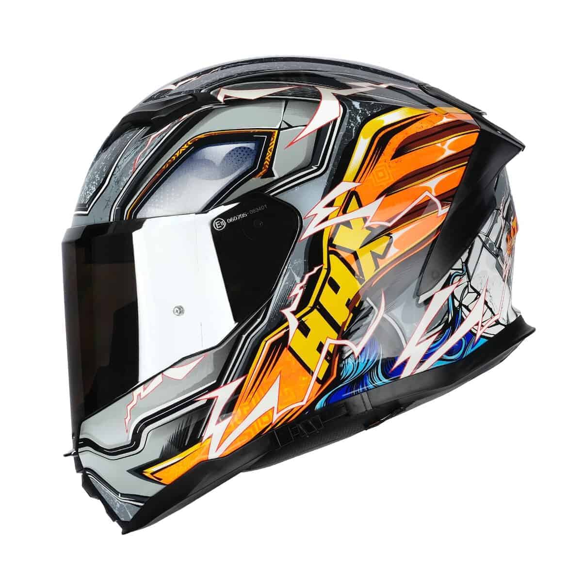 Casco Integral Aerodinámico HAX Force Glow-in-the-Dark para