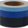 Linear Designs Premium 2" X 50' Three Color Stripe - Blues