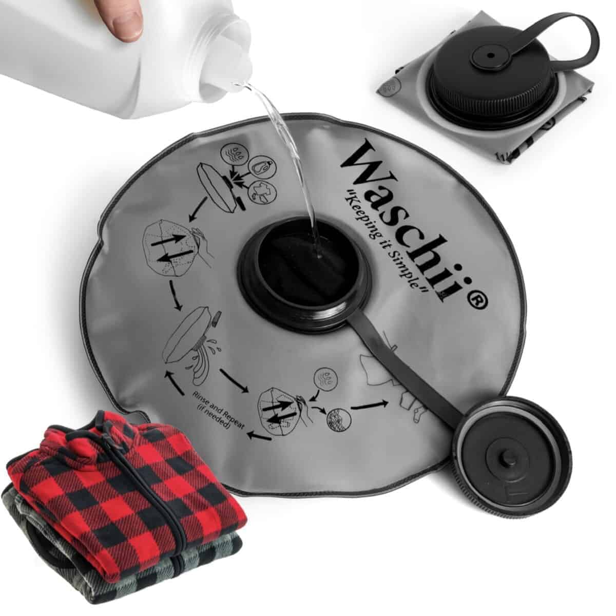 Waschii Travel Laundry - El Sistema de Lavado Ultraligero a