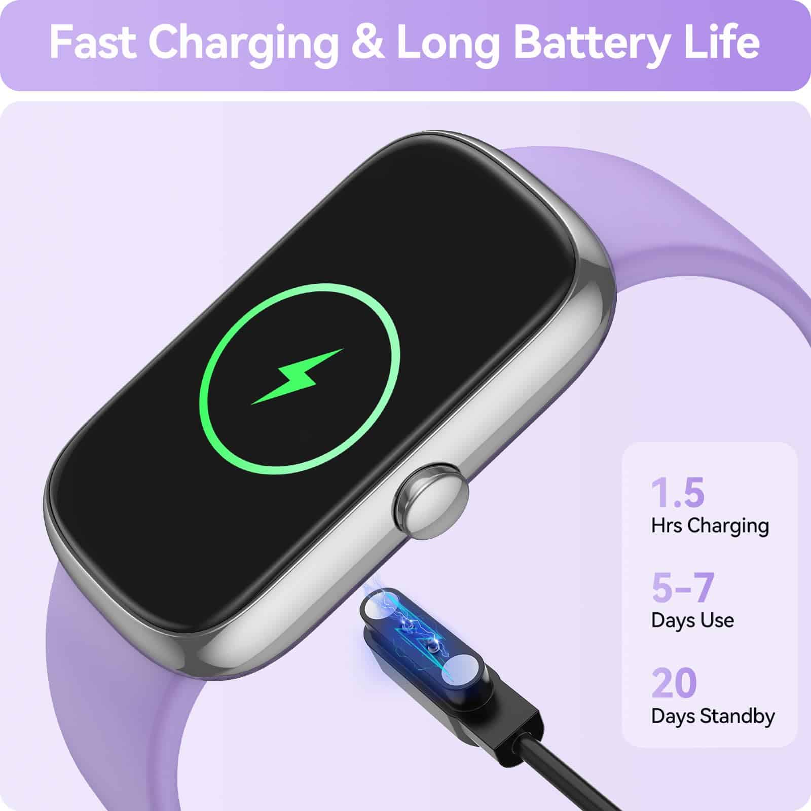 Pulsera de actividad anyloop Fitness Tracker con monitor de - Imagen 7