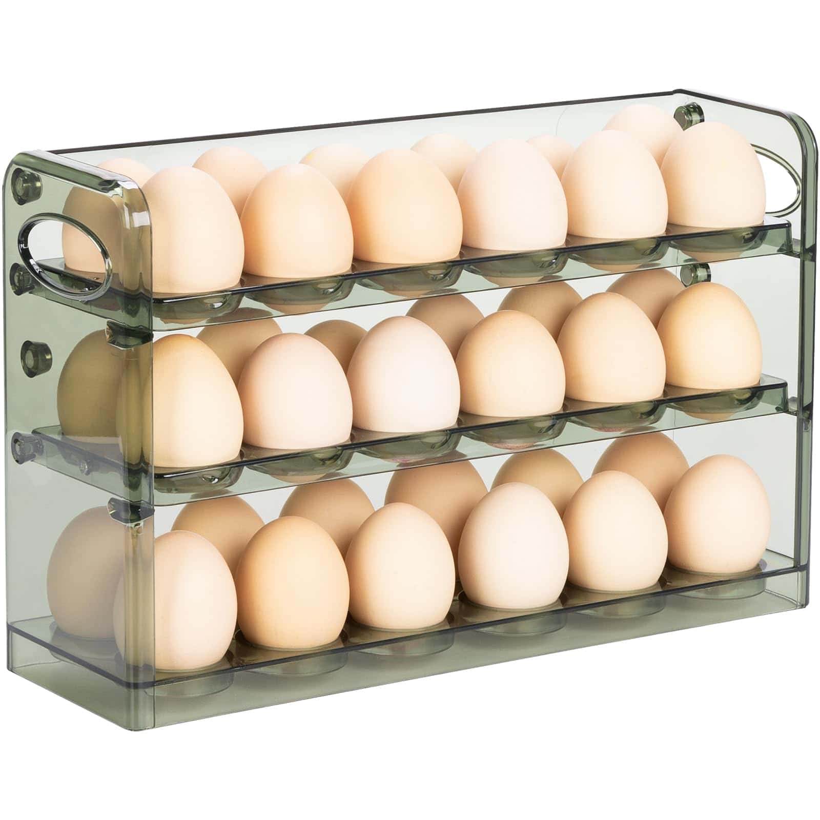 Organizador de Huevos para 36 Huevos, -Verde