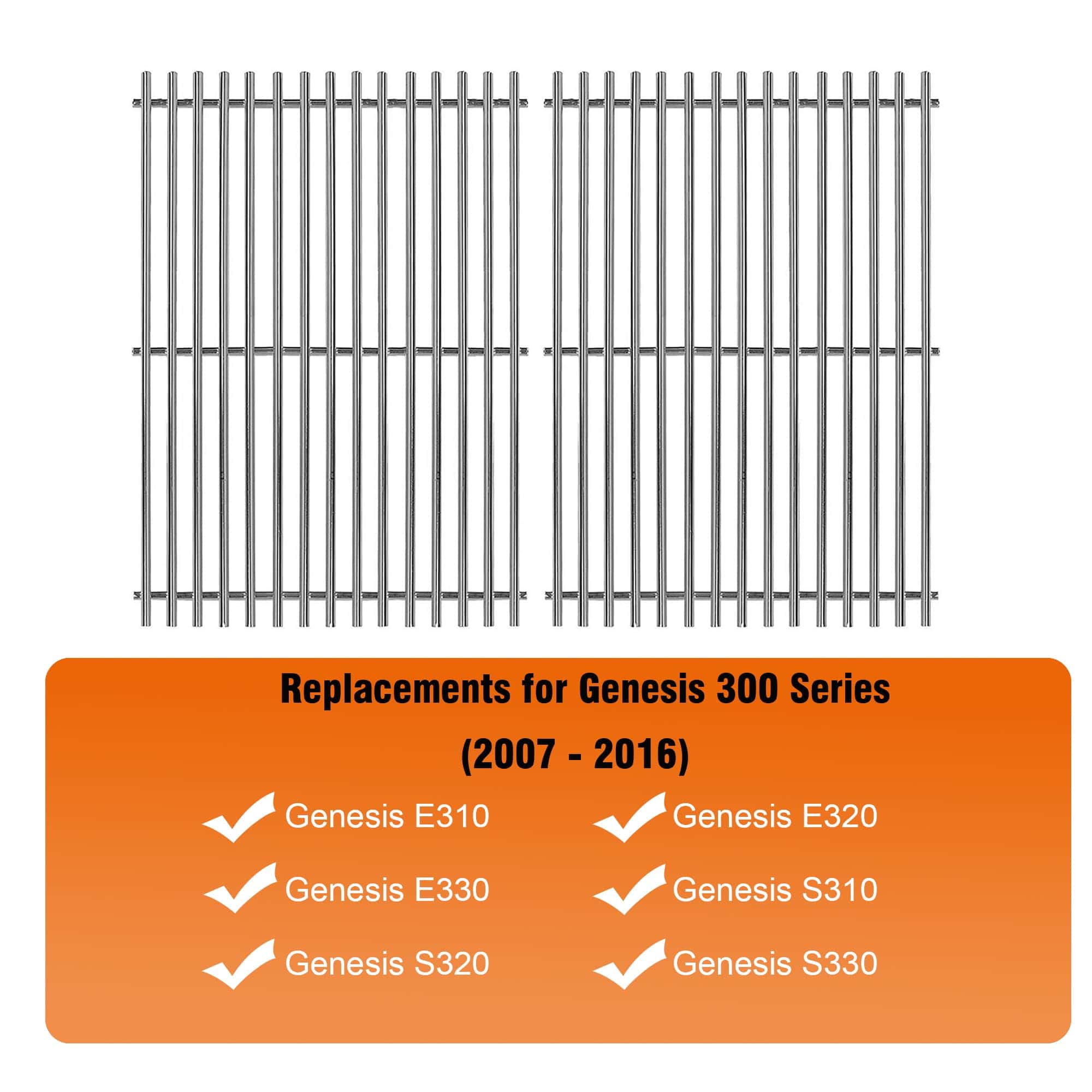 Parrillas de cocina de acero inoxidable de 19.5 pulgadas - Imagen 5