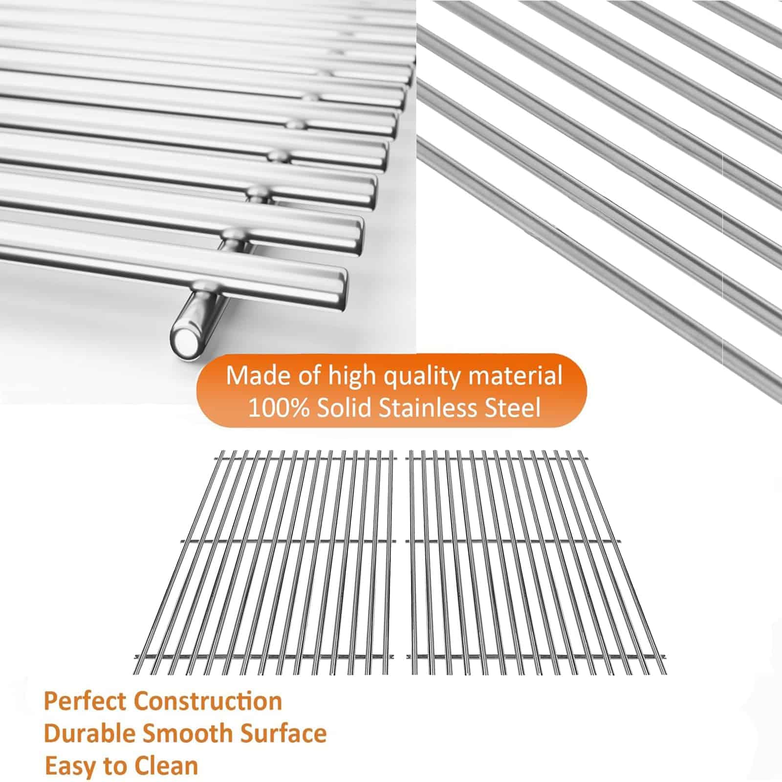 Parrillas de cocina de acero inoxidable de 19.5 pulgadas - Imagen 4