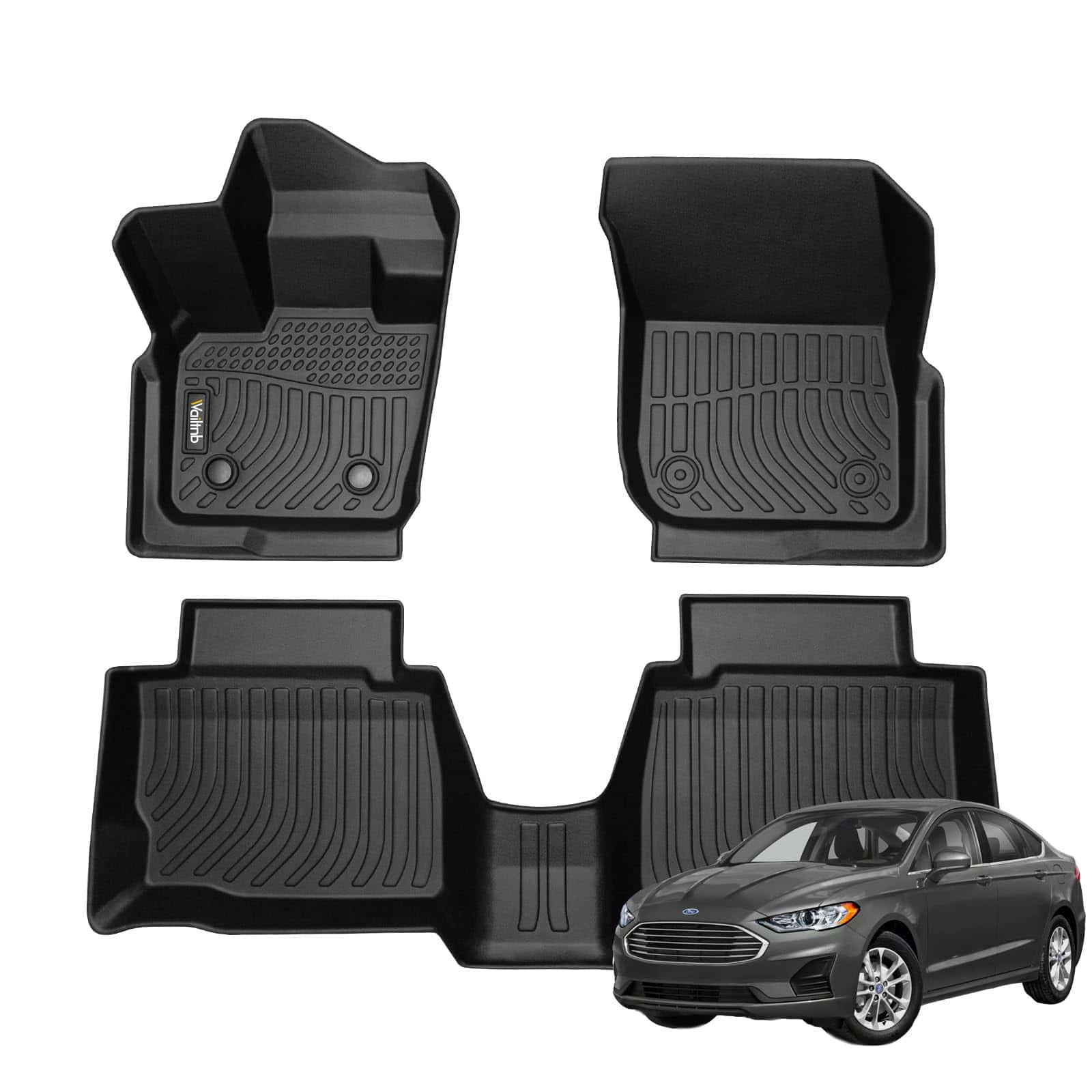 Tapetes para piso personalizados para Ford Fusion 2021-2017