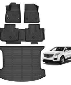 AIPOIL Tapetes para piso y forro de carga -Negro