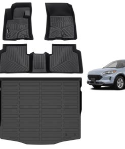 Juego de tapetes de piso para automóvil y forro de maletero