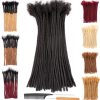 Extensiones de Dreadlock de Cabello Humano Real 100% 0.2cm