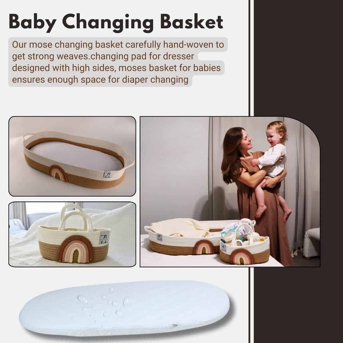 Cesto para Cambiar Bebés ZEAL'N LIFE para Cambiador de - Imagen 7