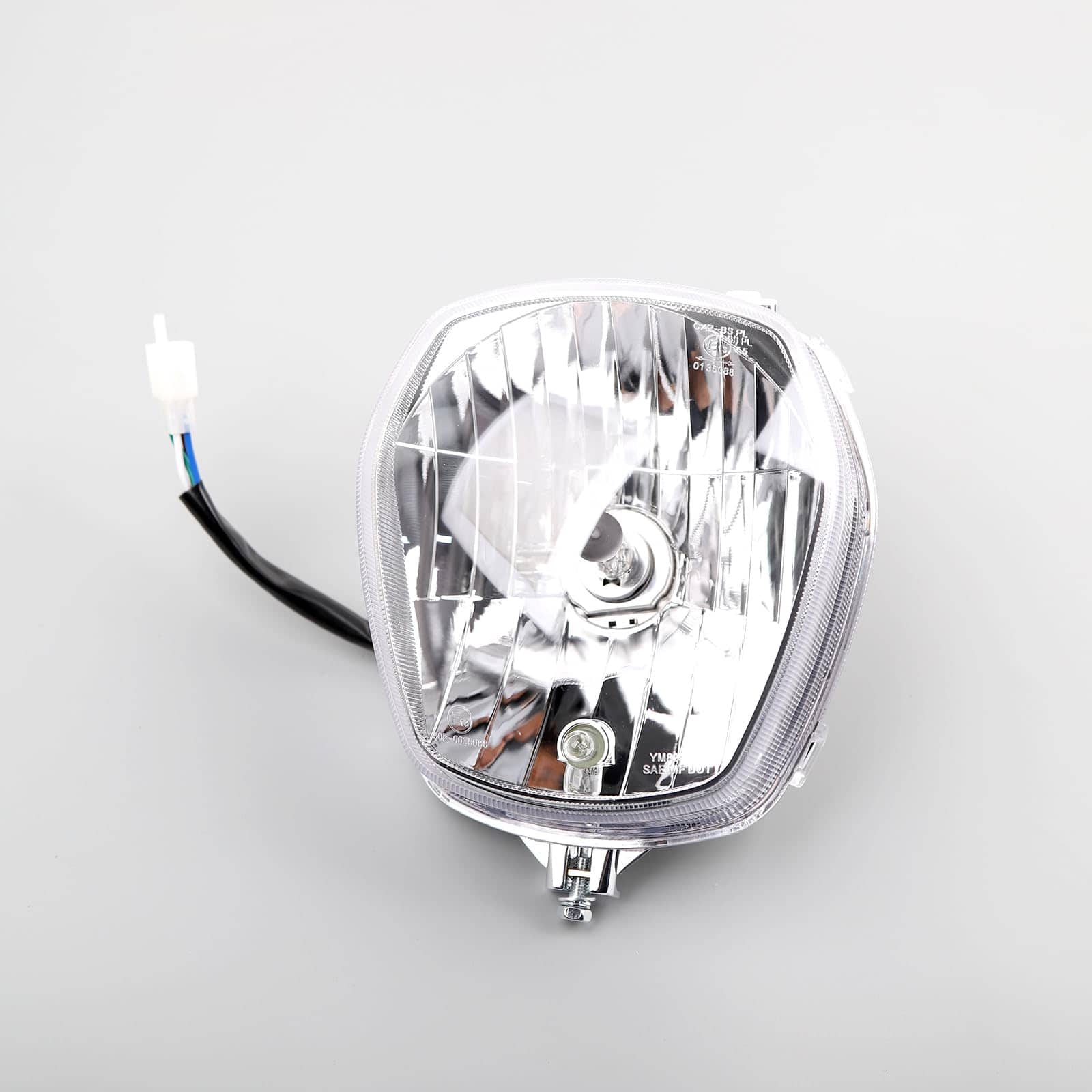 Mokuo Ensamblaje de luz delantera de motocicleta 12V 35W - Imagen 8