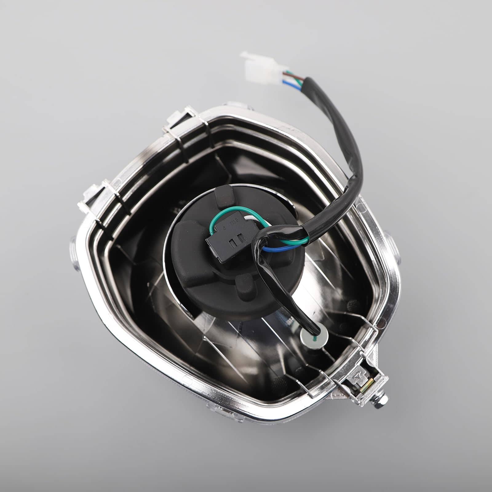 Mokuo Ensamblaje de luz delantera de motocicleta 12V 35W - Imagen 5