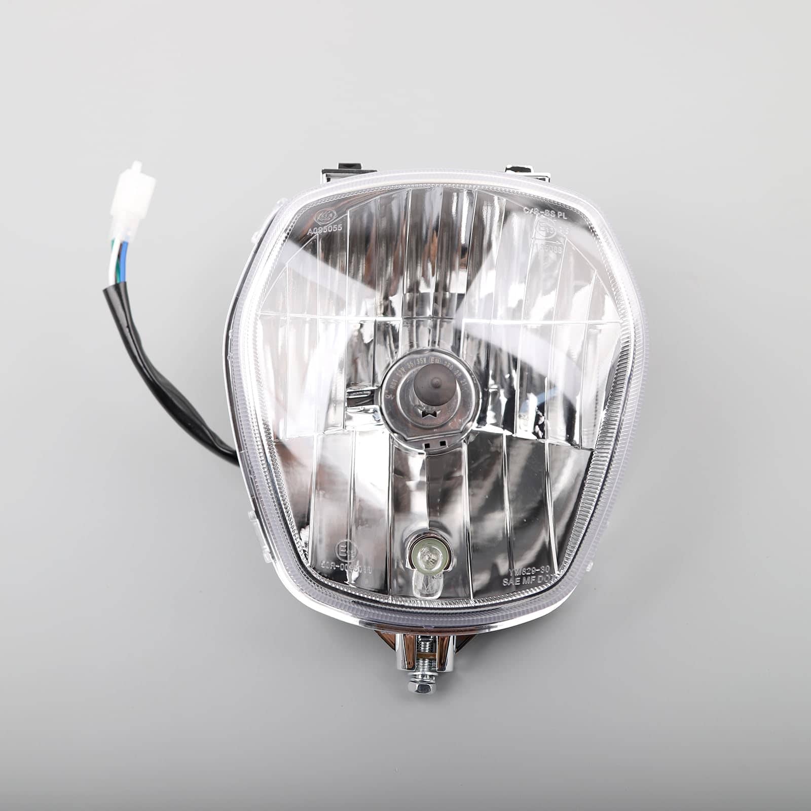 Mokuo Ensamblaje de luz delantera de motocicleta 12V 35W - Imagen 4