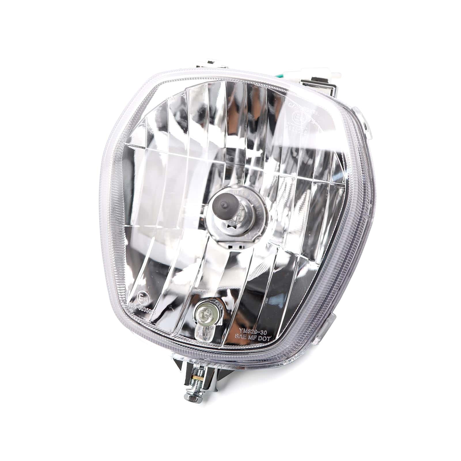 Mokuo Ensamblaje de luz delantera de motocicleta 12V 35W