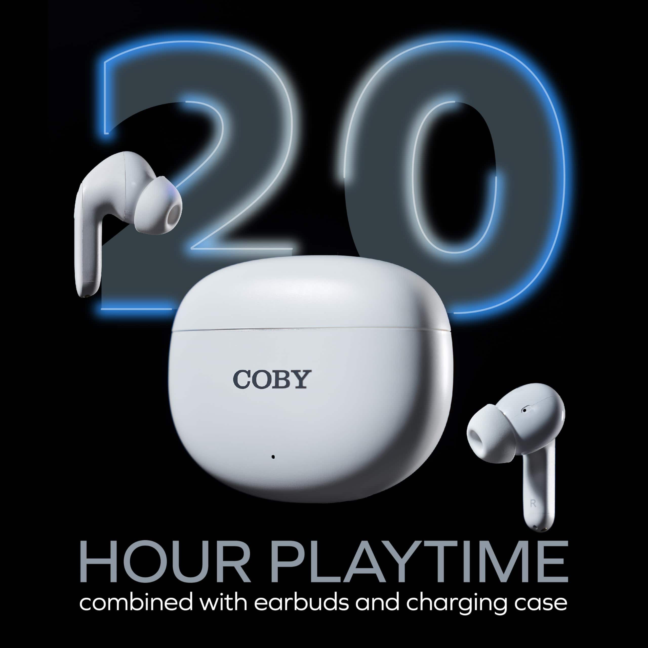 Audífonos inalámbricos con cancelación activa de ruido Coby - Imagen 6