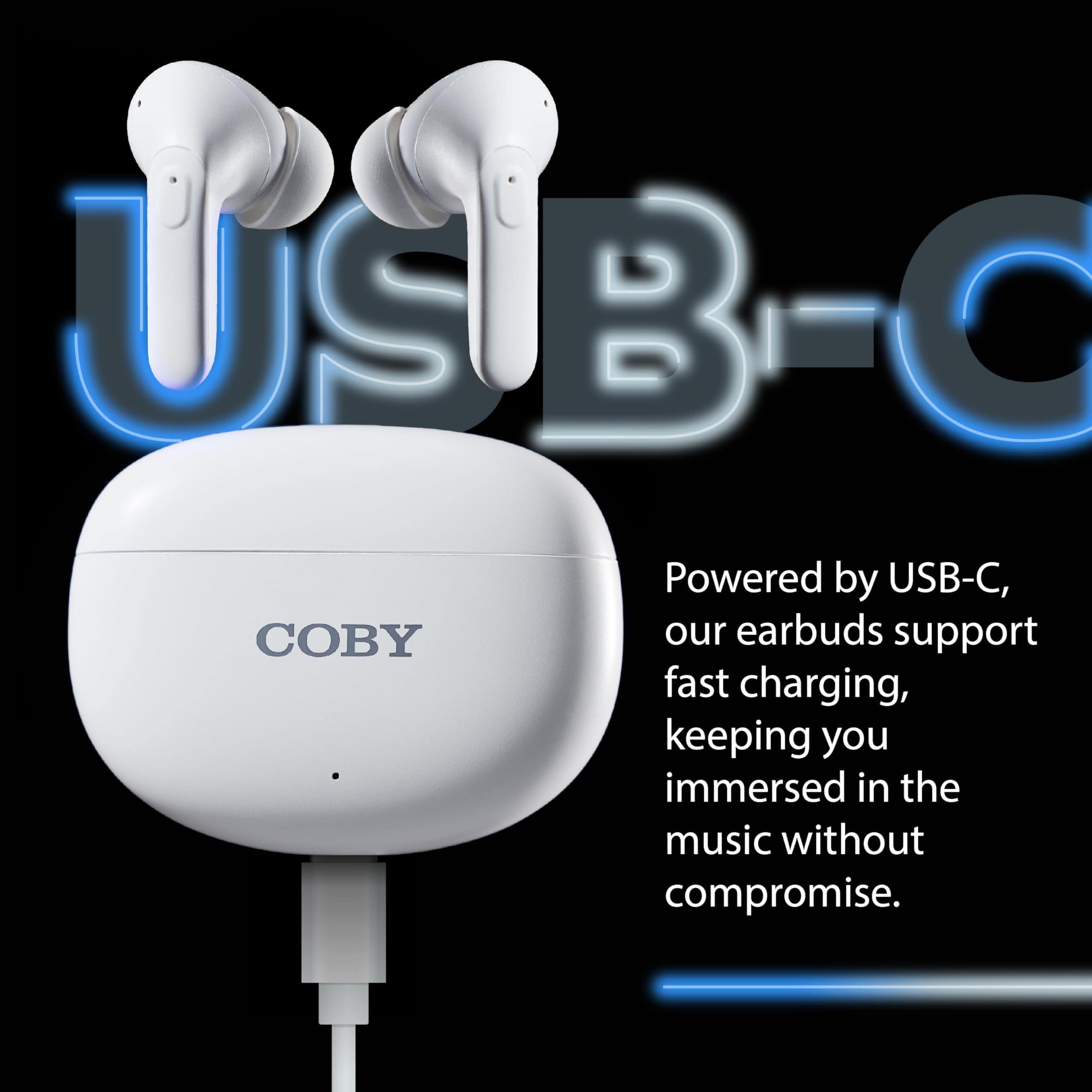 Audífonos inalámbricos con cancelación activa de ruido Coby - Imagen 8