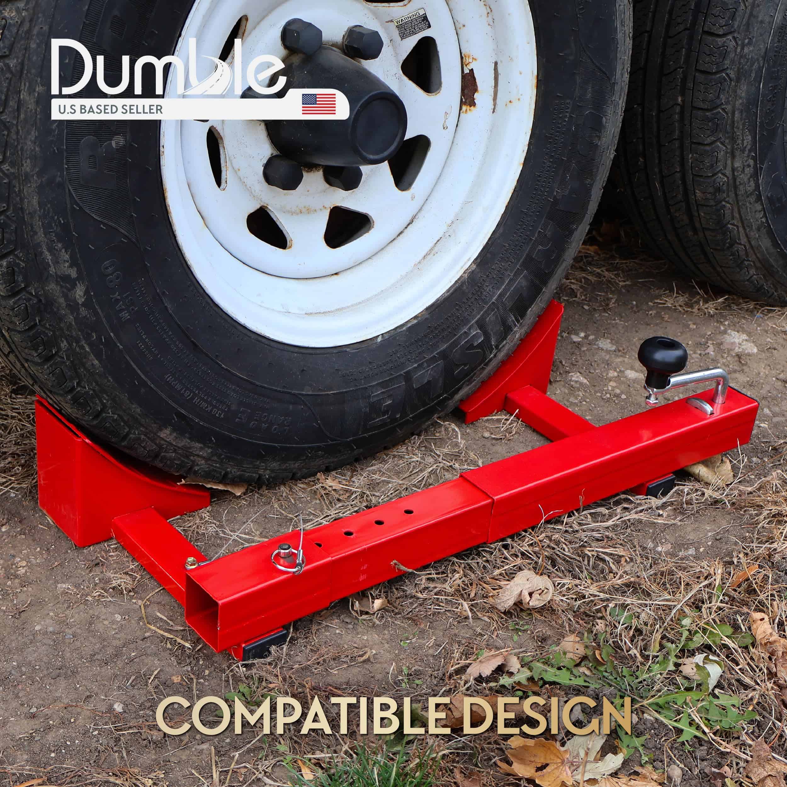 Dumble Wheel Chock - Bloques de neumáticos ajustables para - Imagen 3