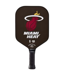 Paleta de Pickleball Wilson NBA Collection -Negro/Rojo