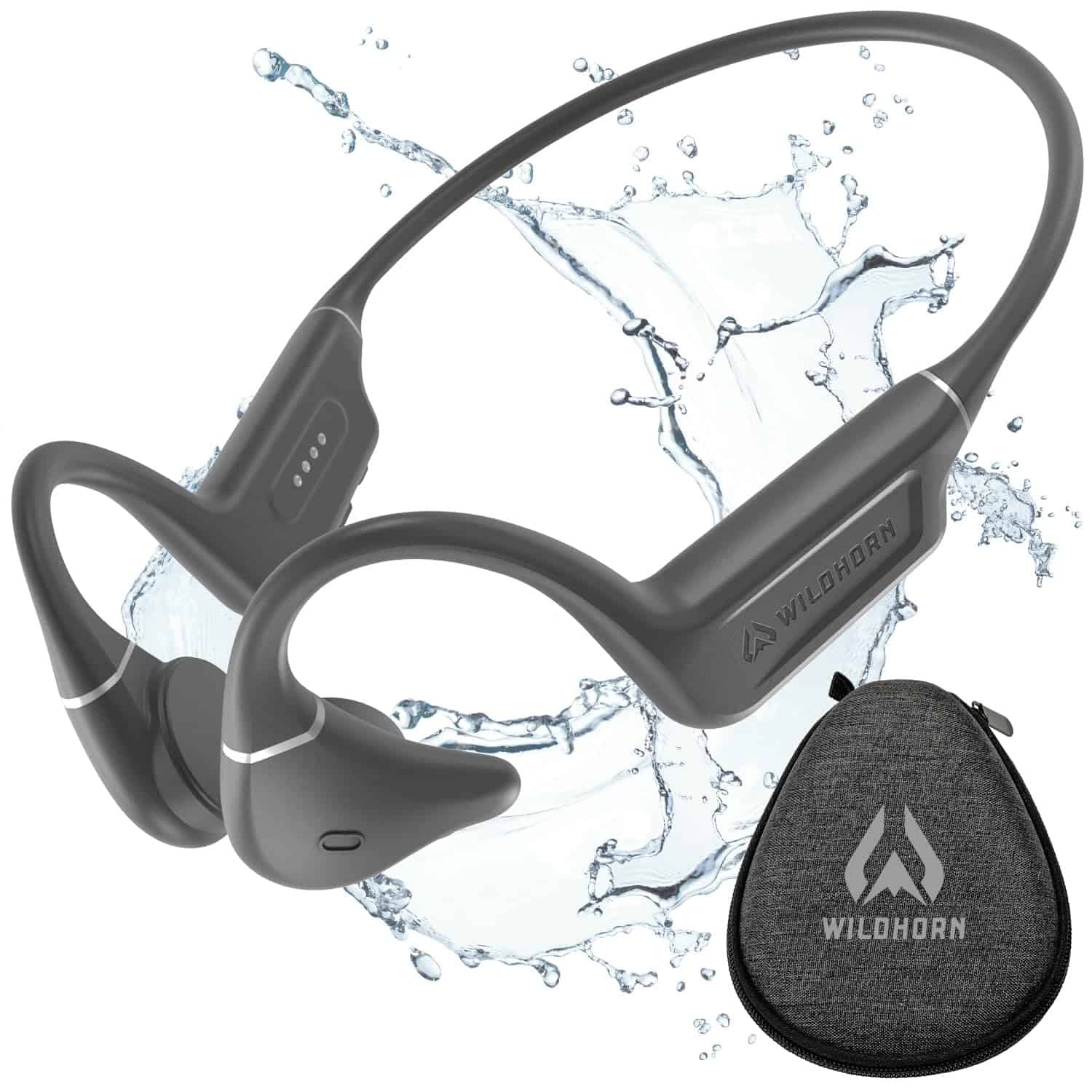 Audífonos de conducción ósea Wildhorn Crank Bluetooth 5.4,