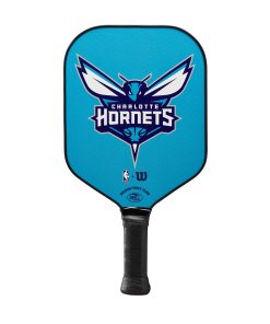 Pala de Pickleball Wilson NBA Collection -Morado/Verde Azula