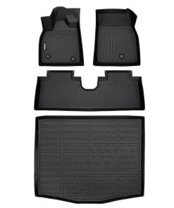 GINOWY - Tapetes y Forro de Carga para Ford Mustang Mach-E