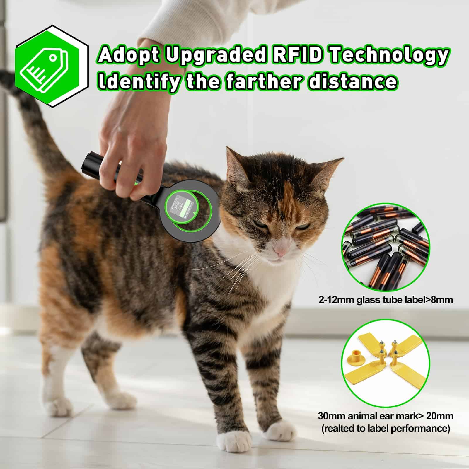 Escáner de Microchip para Mascotas Alacrity, Lector de - Imagen 3