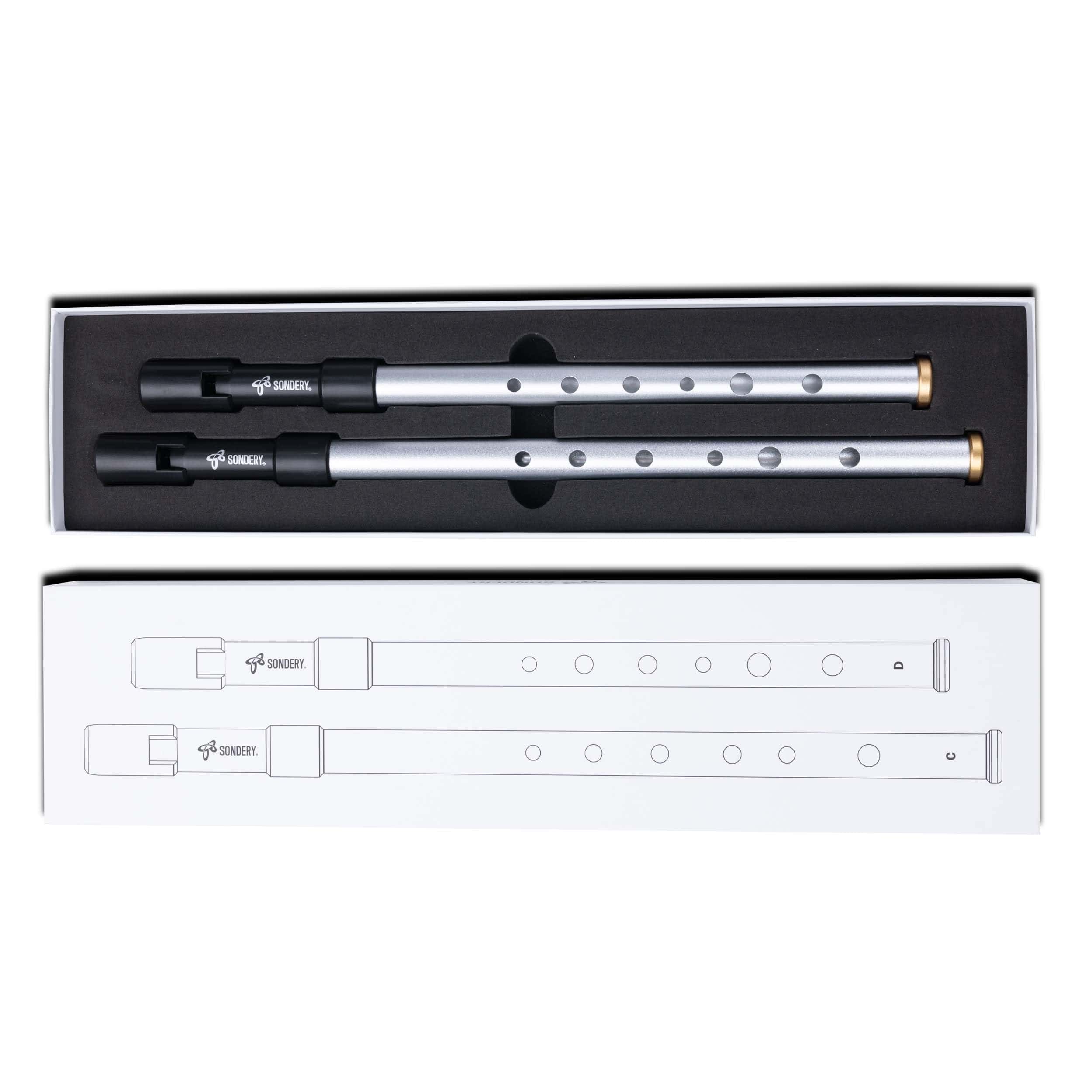 Set de Silbatos Irlandeses Sondery en Clave de Do y Clave - Imagen 6