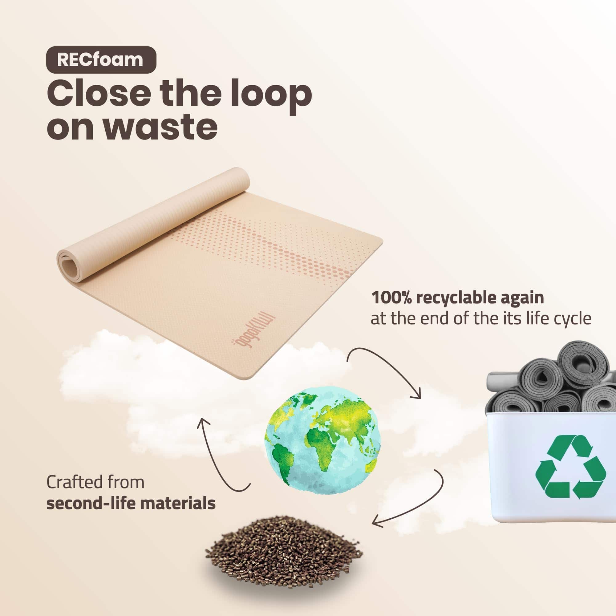 Tapete de Yoga Grande Gogokiwi (6'x4') Extra -Noche Estrella - Imagen 5