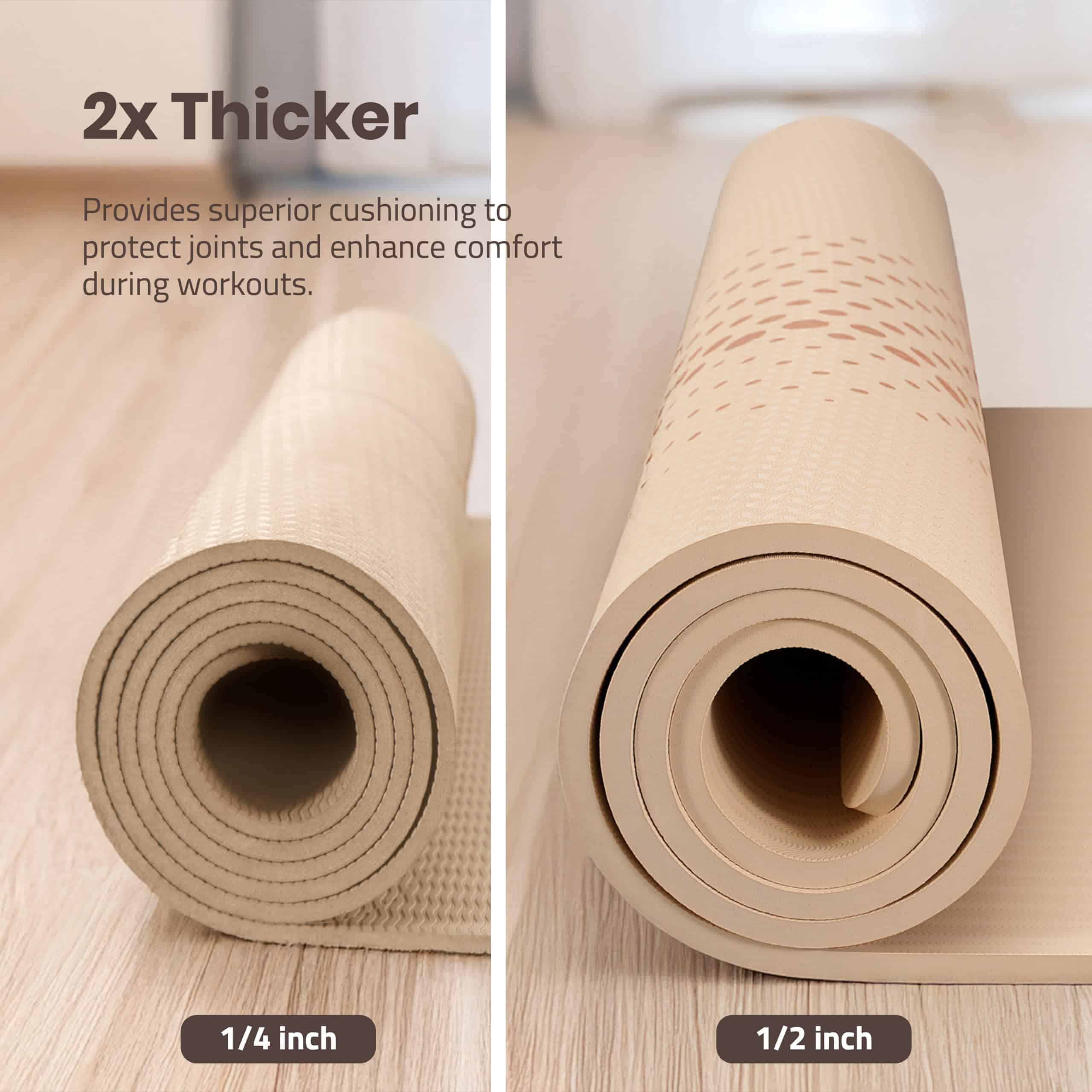 Tapete de Yoga Grande Gogokiwi (6'x4') Extra -Noche Estrella - Imagen 3