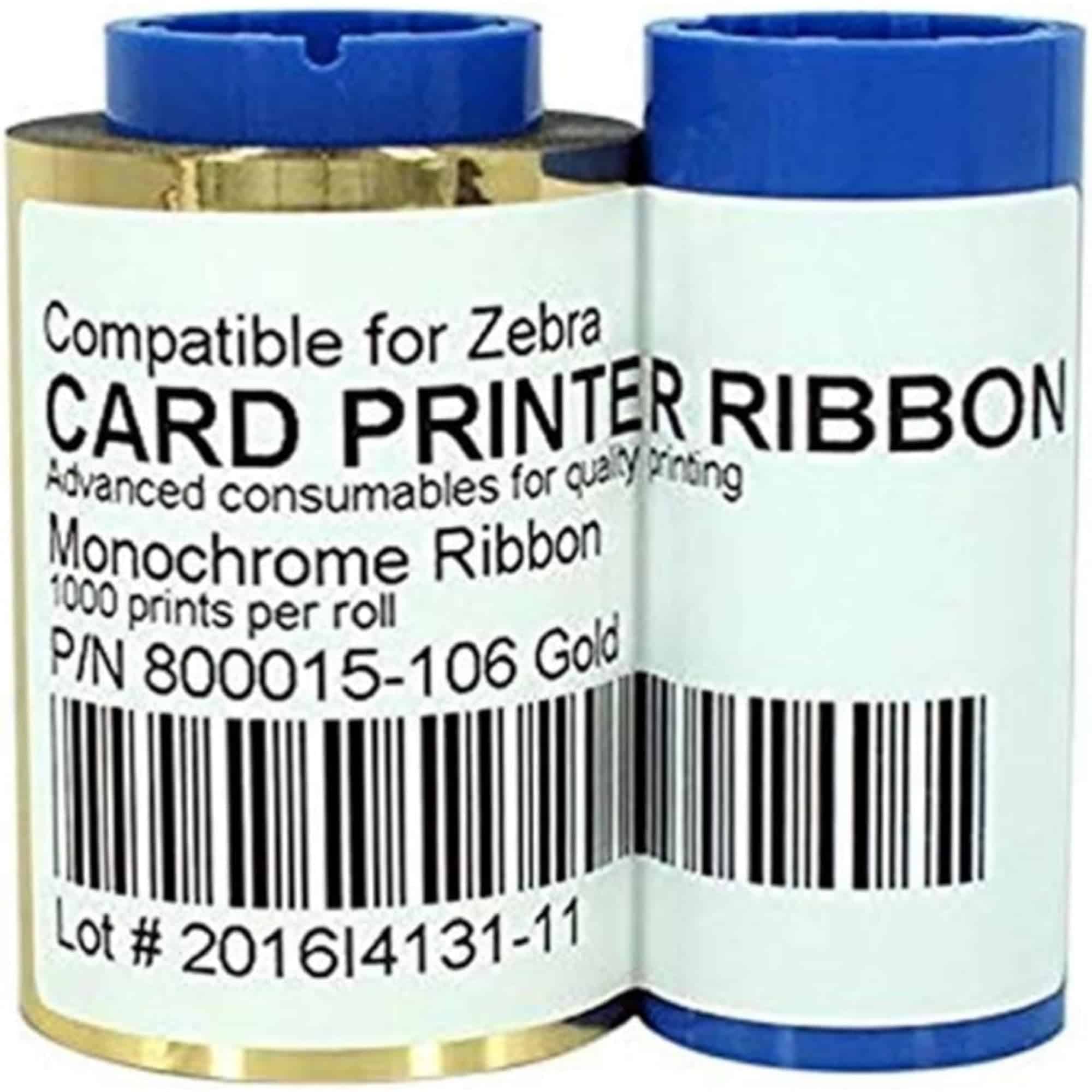 Cinta de Cinta Dorada 800015-106 Compatible para Impresoras