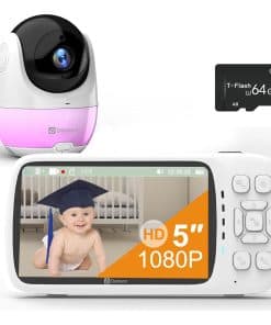 Monitor de Bebé Deason sin WiFi con Cámara y Audio,