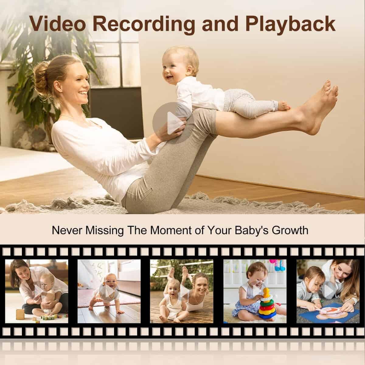 Monitor de Bebé Deason sin WiFi con Cámara y Audio, - Imagen 7