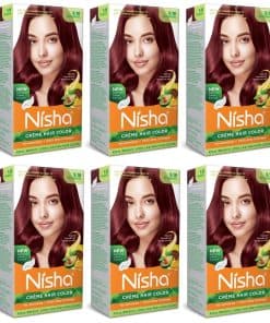 Tinte Permanente para el Cabello Nisha Crema Cobertura 100