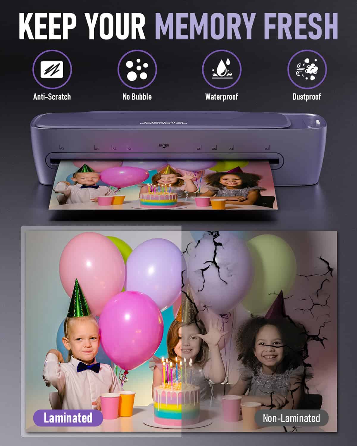 Máquina plastificadora de 13 pulgadas de ancho, laminado - Imagen 9