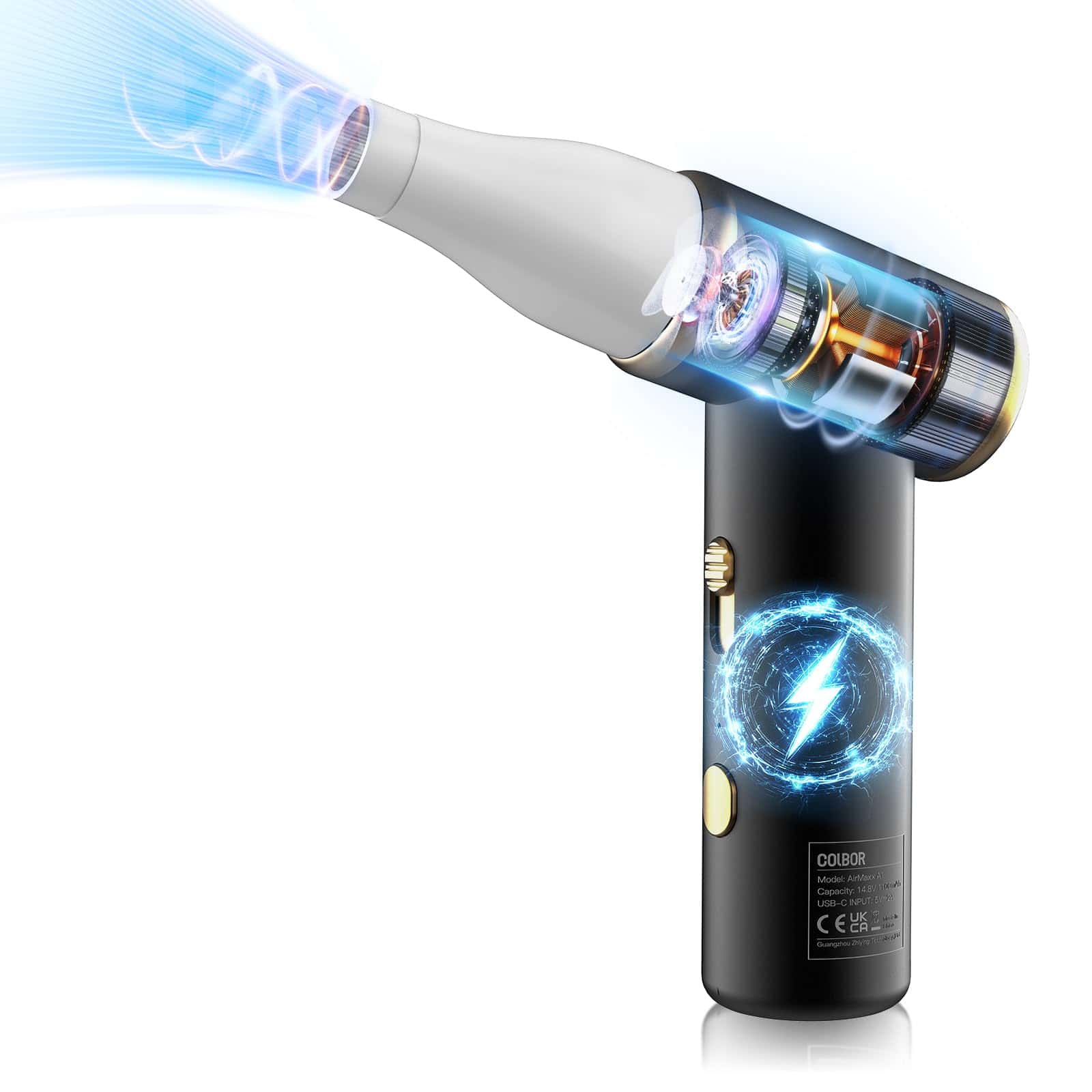 Soplador de Aire Comprimido, COLBOR AirMaxx A1 Soplador de