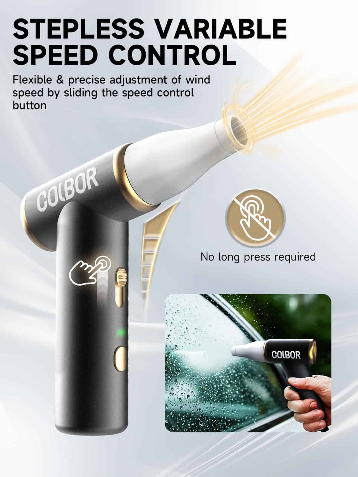 Soplador de Aire Comprimido, COLBOR AirMaxx A1 Soplador de - Imagen 5