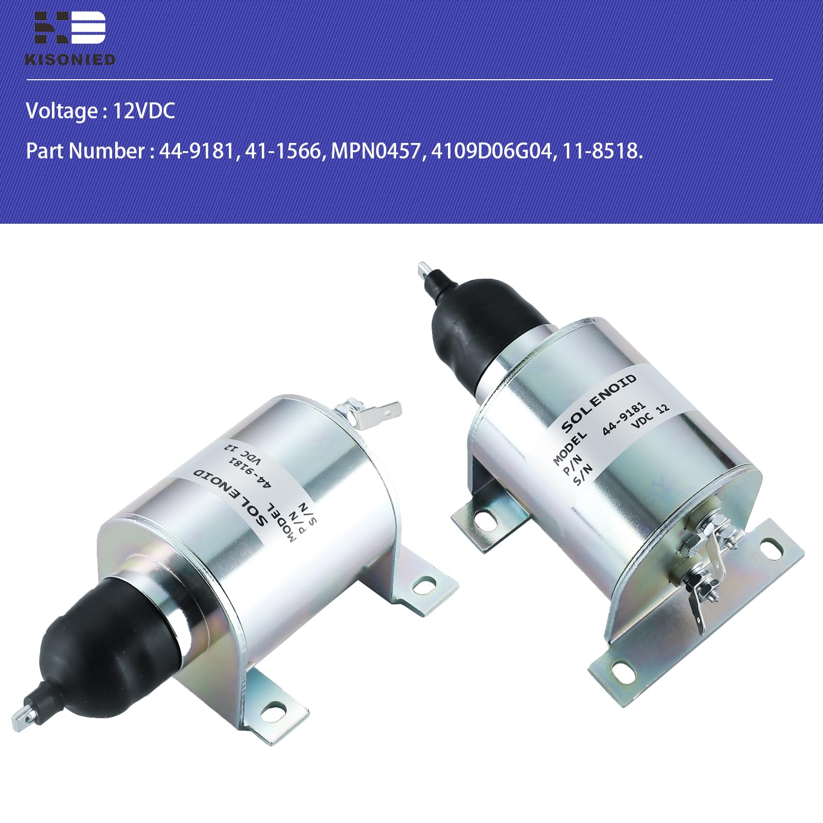 44-9181 Solenoide de Corte de Combustible 41-1566 MPN0457 - Imagen 3