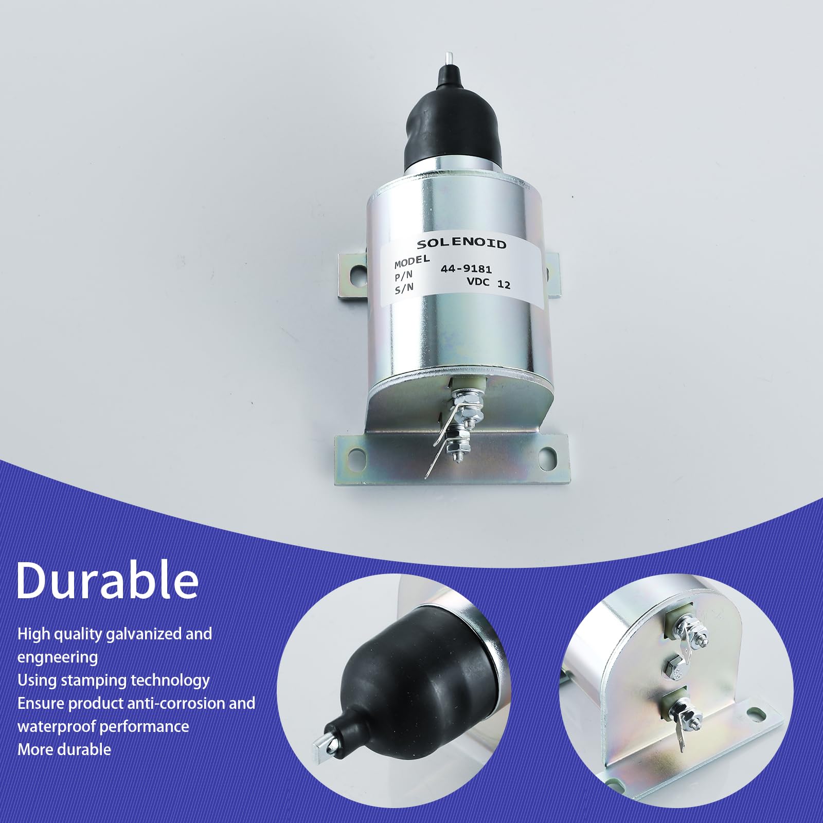 44-9181 Solenoide de Corte de Combustible 41-1566 MPN0457 - Imagen 4