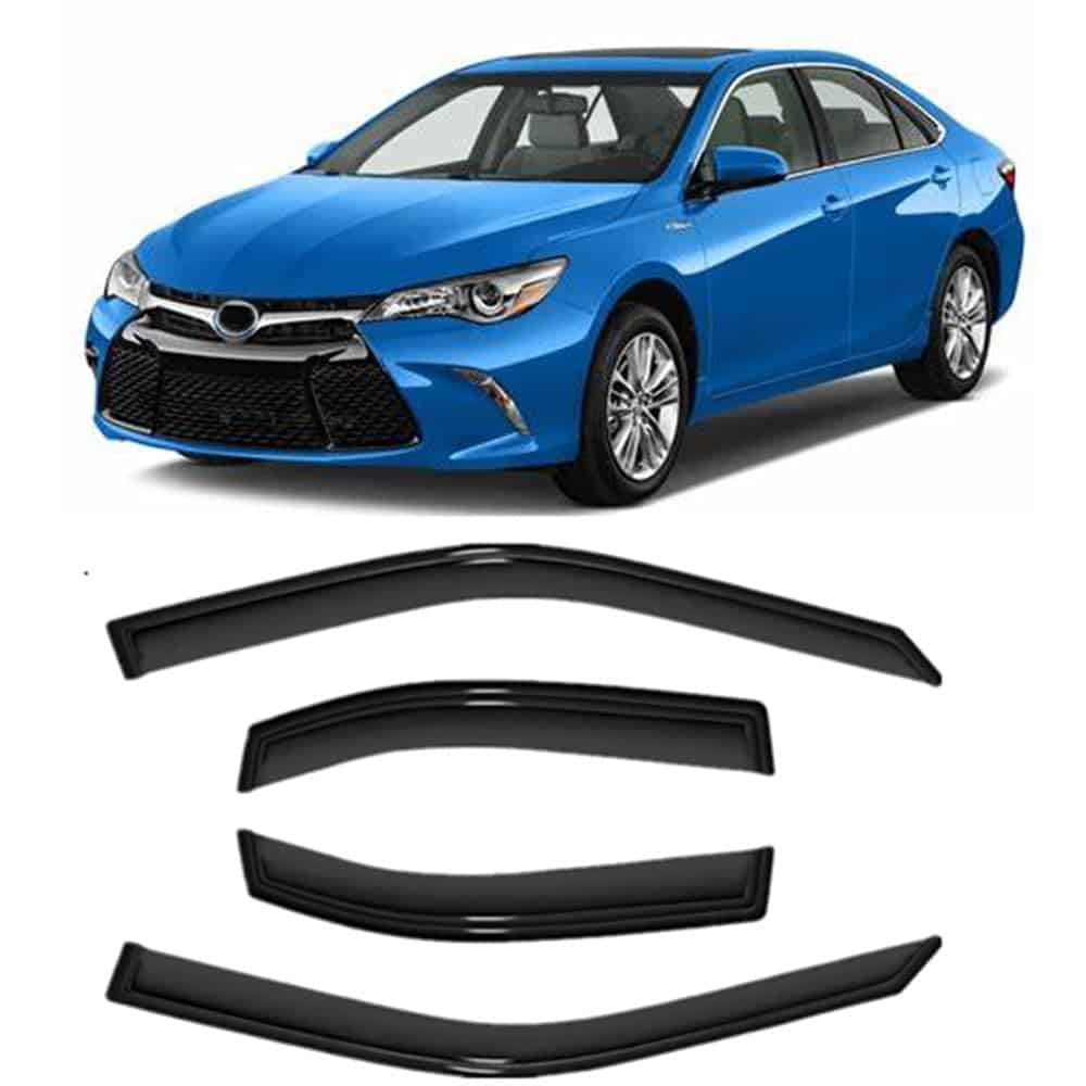 Wensdy 4pcs Visores para Ventana de Sol y Lluvia Deflector