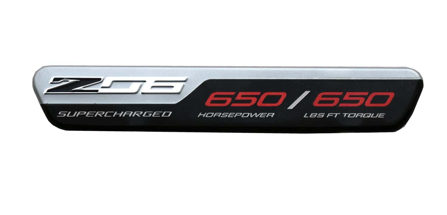 Emblema de Placa de Tablero Z06 para Coche 3D Badge