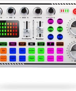 Mezcladora de Audio Profesional F998, Tarjeta de Sonido