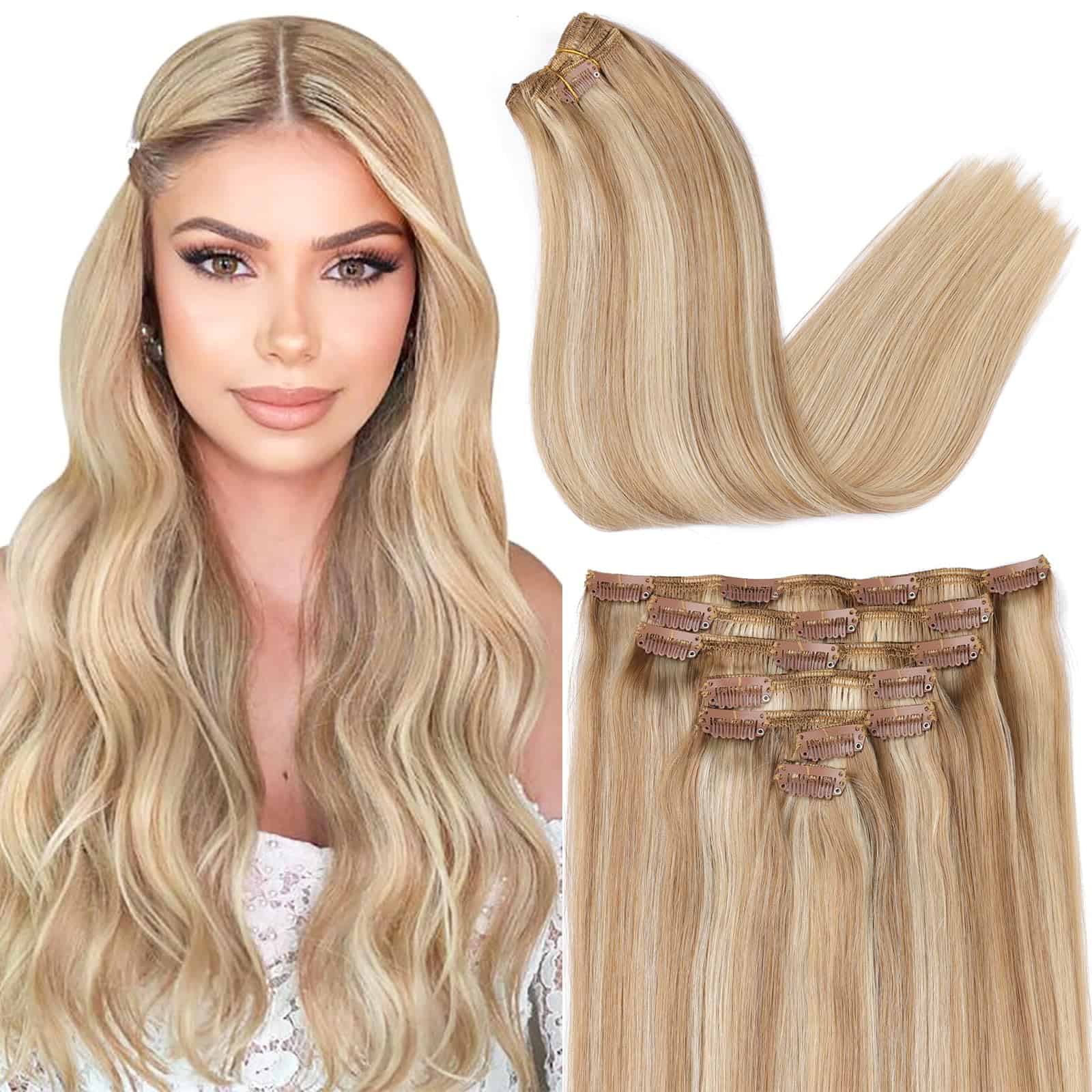 Extensiones de Cabello Clip ORIGEN Pelo Humano Real