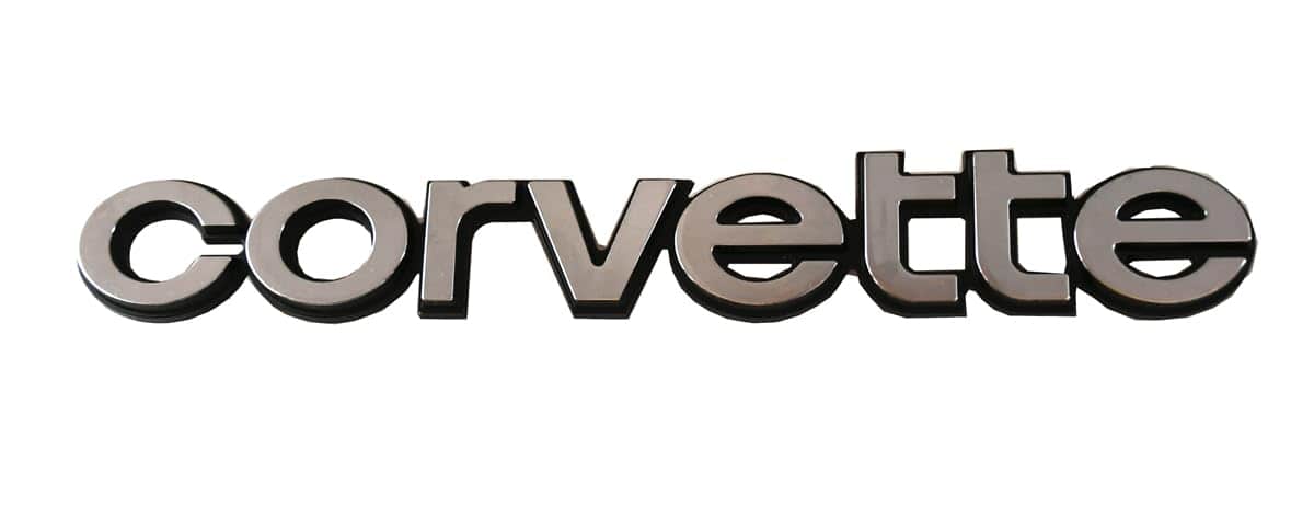 Emblema de repuesto para Corvette 1980-1982 C3 Badge Script - Imagen 4