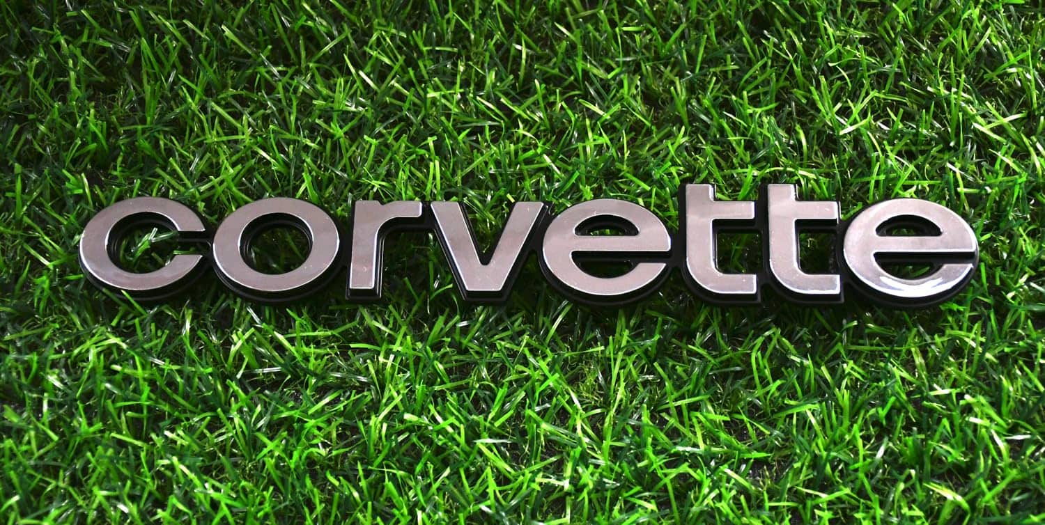 Emblema de repuesto para Corvette 1980-1982 C3 Badge Script