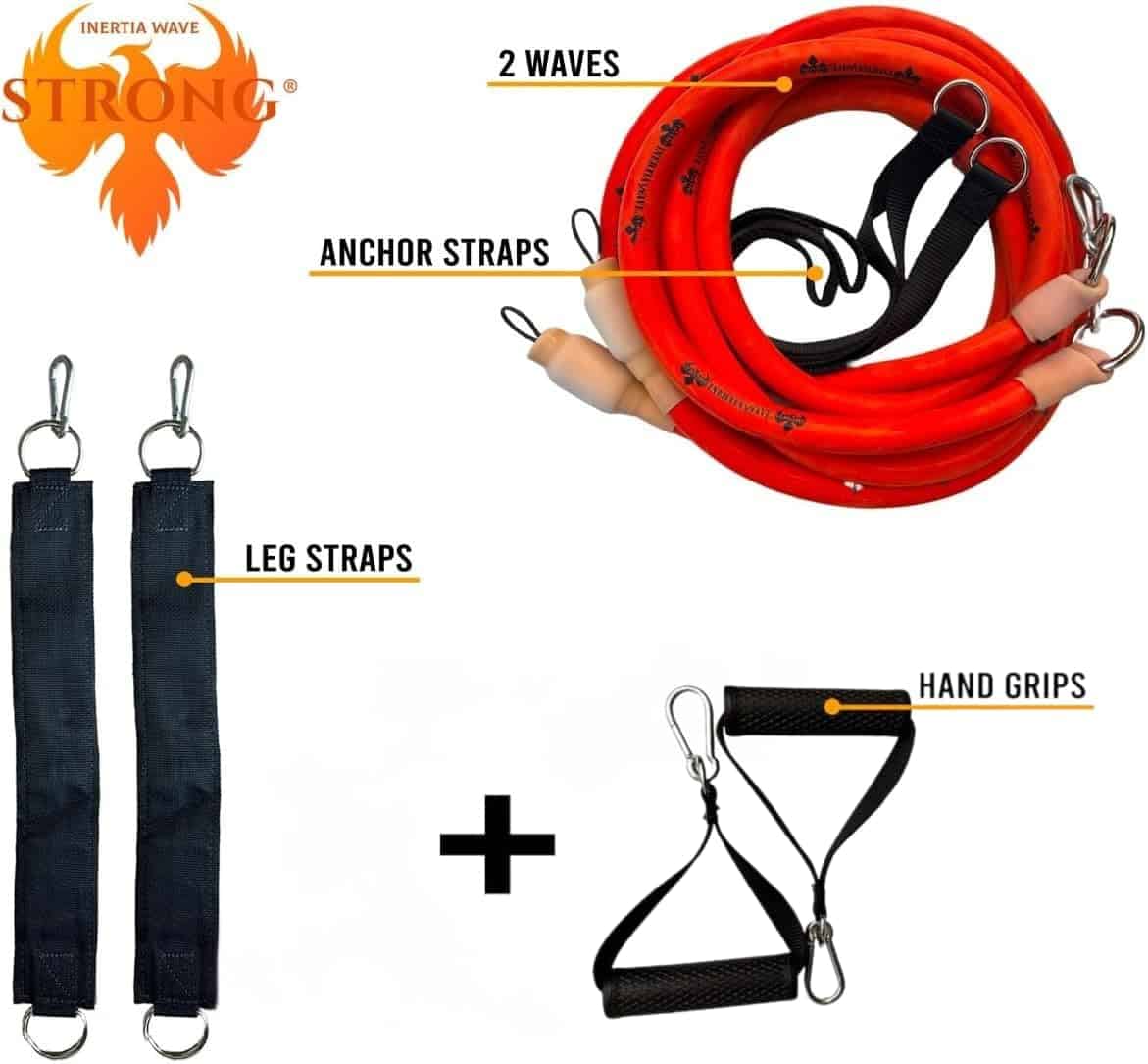 Inertia Wave Strong Dynamic Rubber Battle Ropes Alternativa - Imagen 3