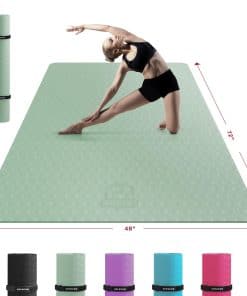 Tapete de Yoga Extra Grande HAPBEAR - -Verde